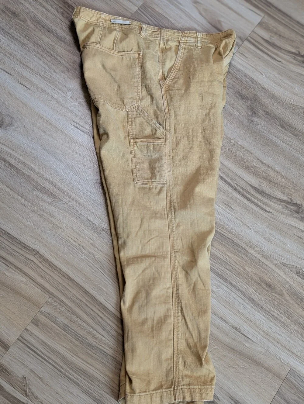 Pilcro & The Letterpress Anthropologie - Yellow Carpenter Pants